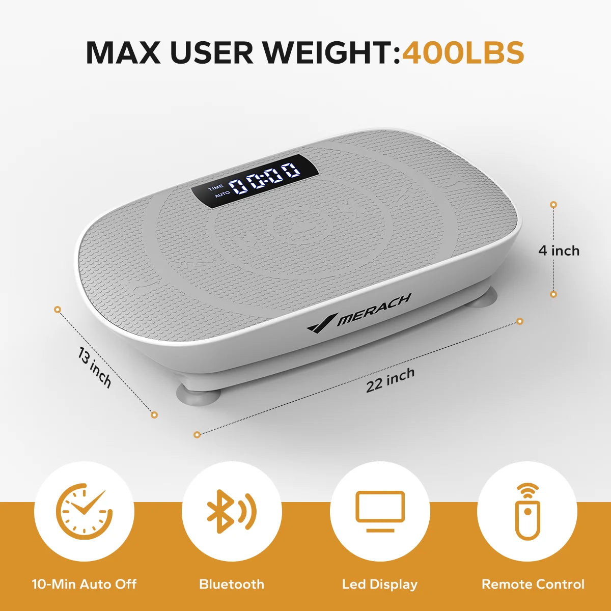 MERACH Vibration Plate CV30 – Whole Body Workout Machine