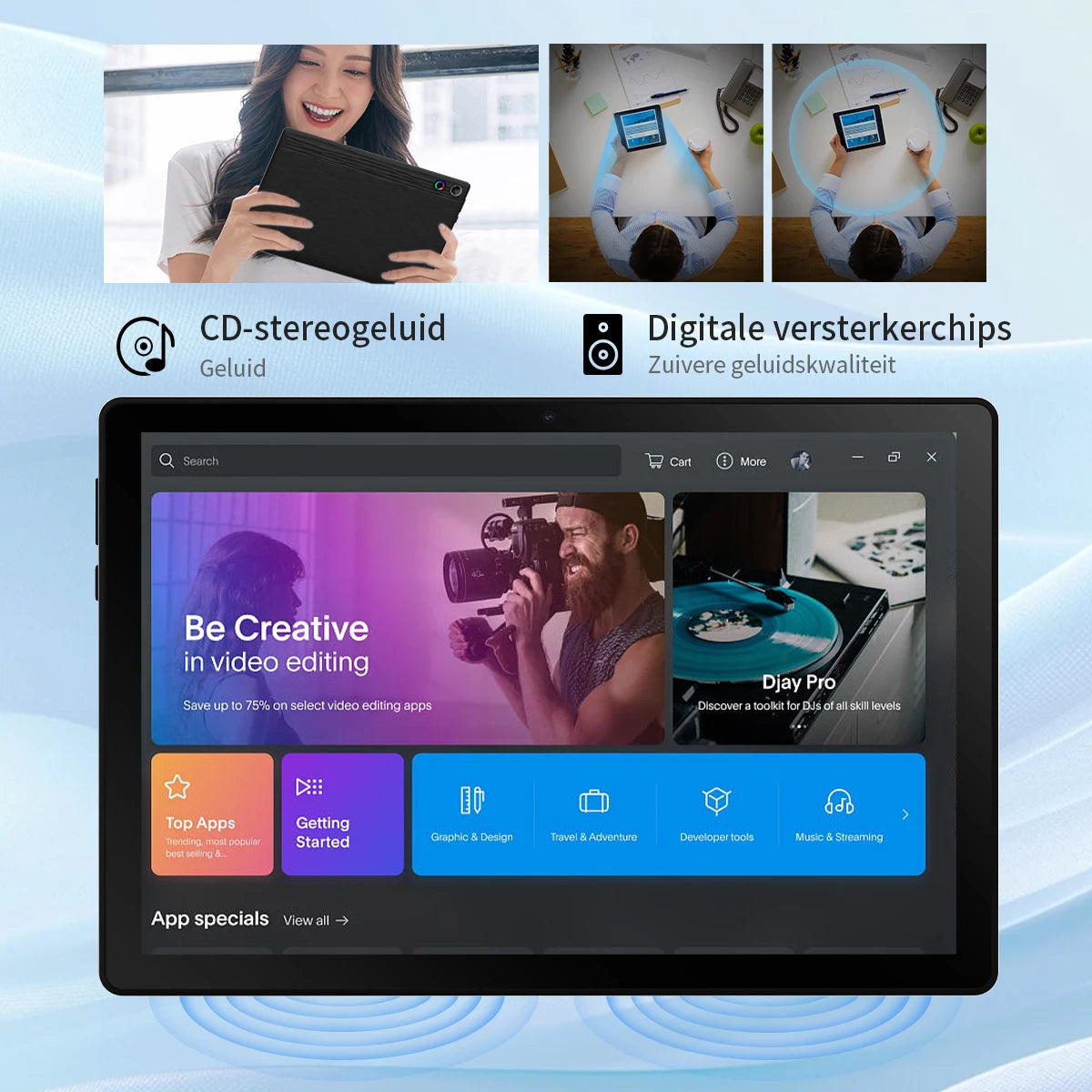 2026 Android 15 10-Inch Tablet – Full Productivity &amp; Entertainment Set (20GB RAM + Accessories Included)