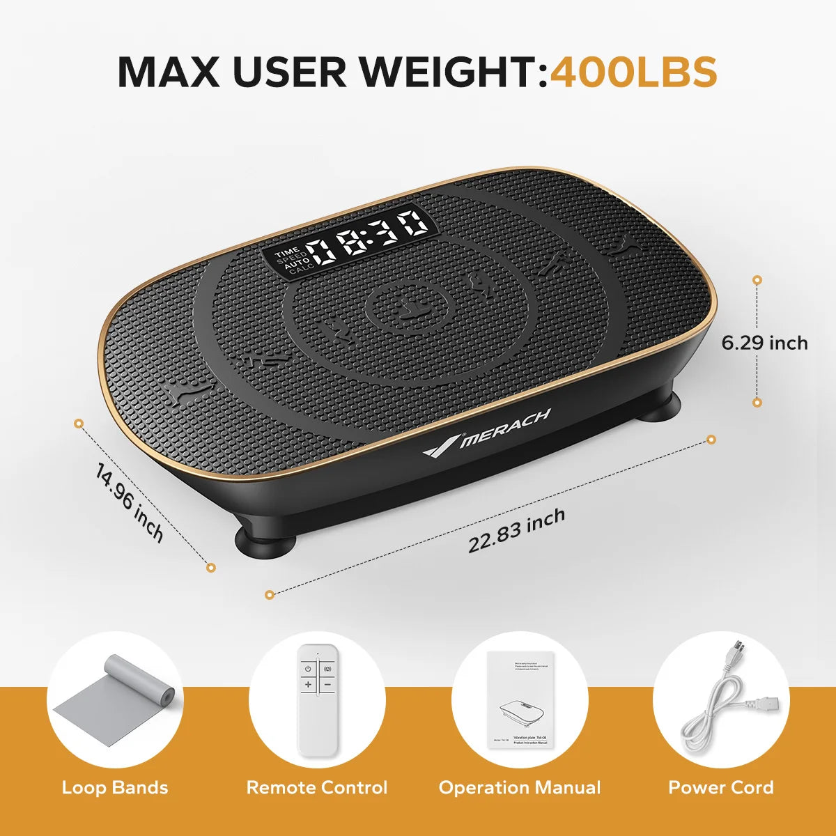 MERACH Vibration Plate CV30 – Whole Body Workout Machine