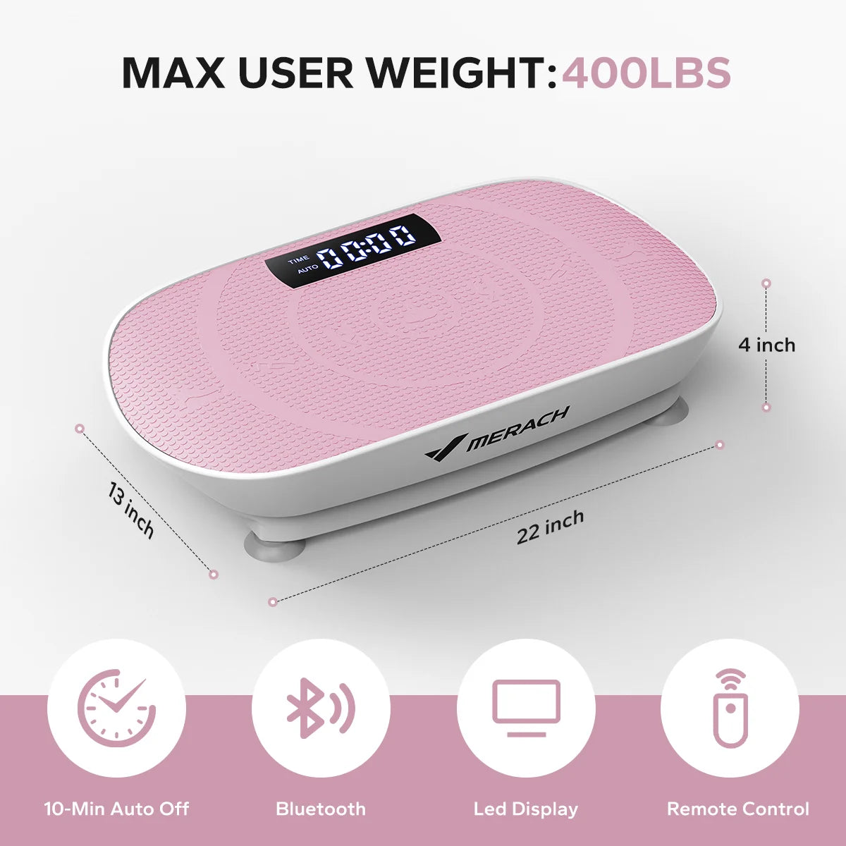 MERACH Vibration Plate CV30 – Whole Body Workout Machine