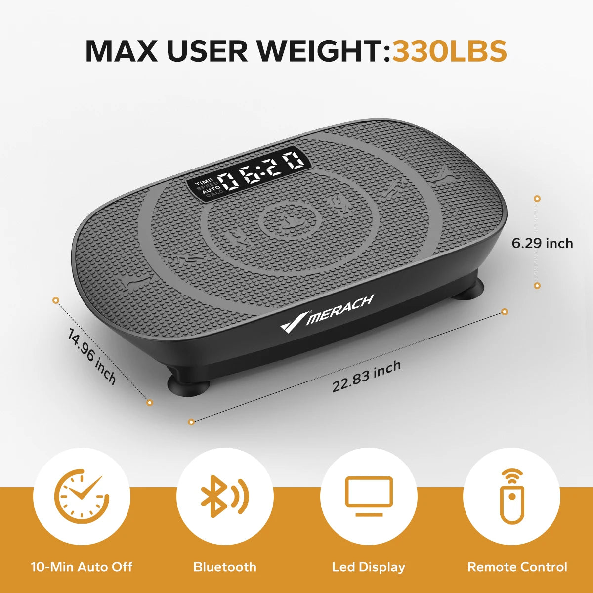 MERACH Vibration Plate CV30 – Whole Body Workout Machine