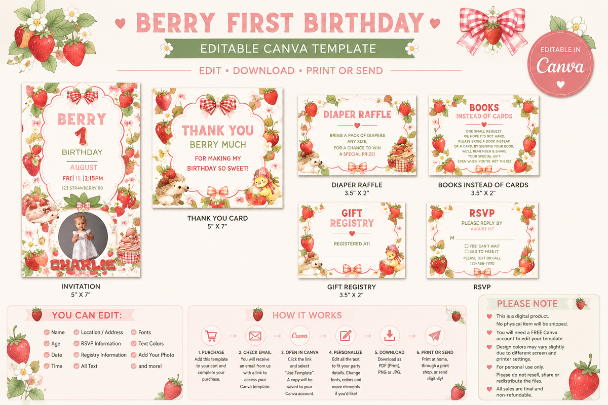 My Berry 1st Birthday