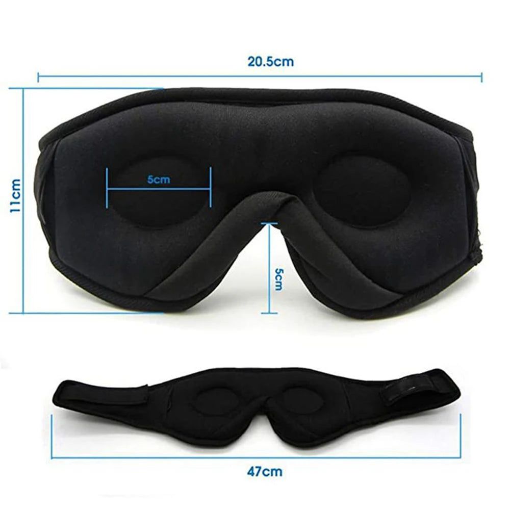 Bluetooth Sleep Headphones Eye Mask – Comfort, Music &amp; Deep Sleep