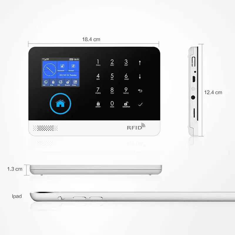 Tuya Smart WiFi + GSM Home Alarm System – Wireless Security Protection Kit