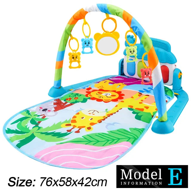 Baby Fitness Play Gym – Musical Kick & Play Activity Mat (0–36 Months)