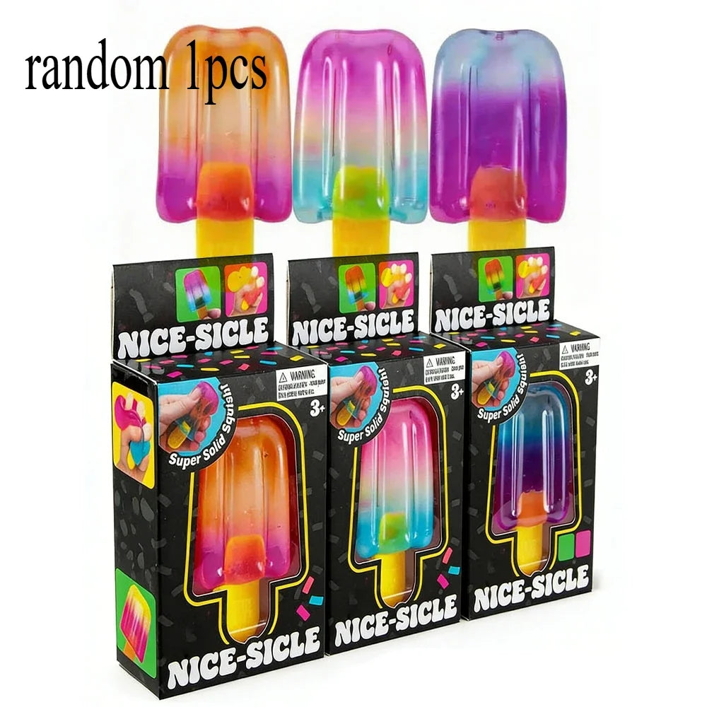 Popsicle Blind Box Cube Sensory Stress Relief Squishy