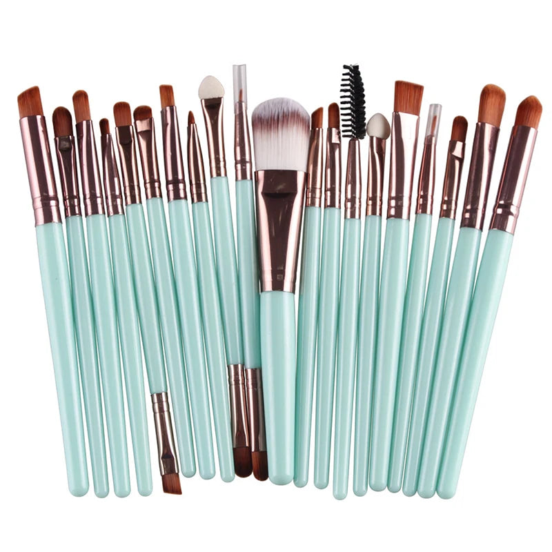 20-Piece Professional Makeup Brush Set – Soft Full Face Beauty Brush Collection