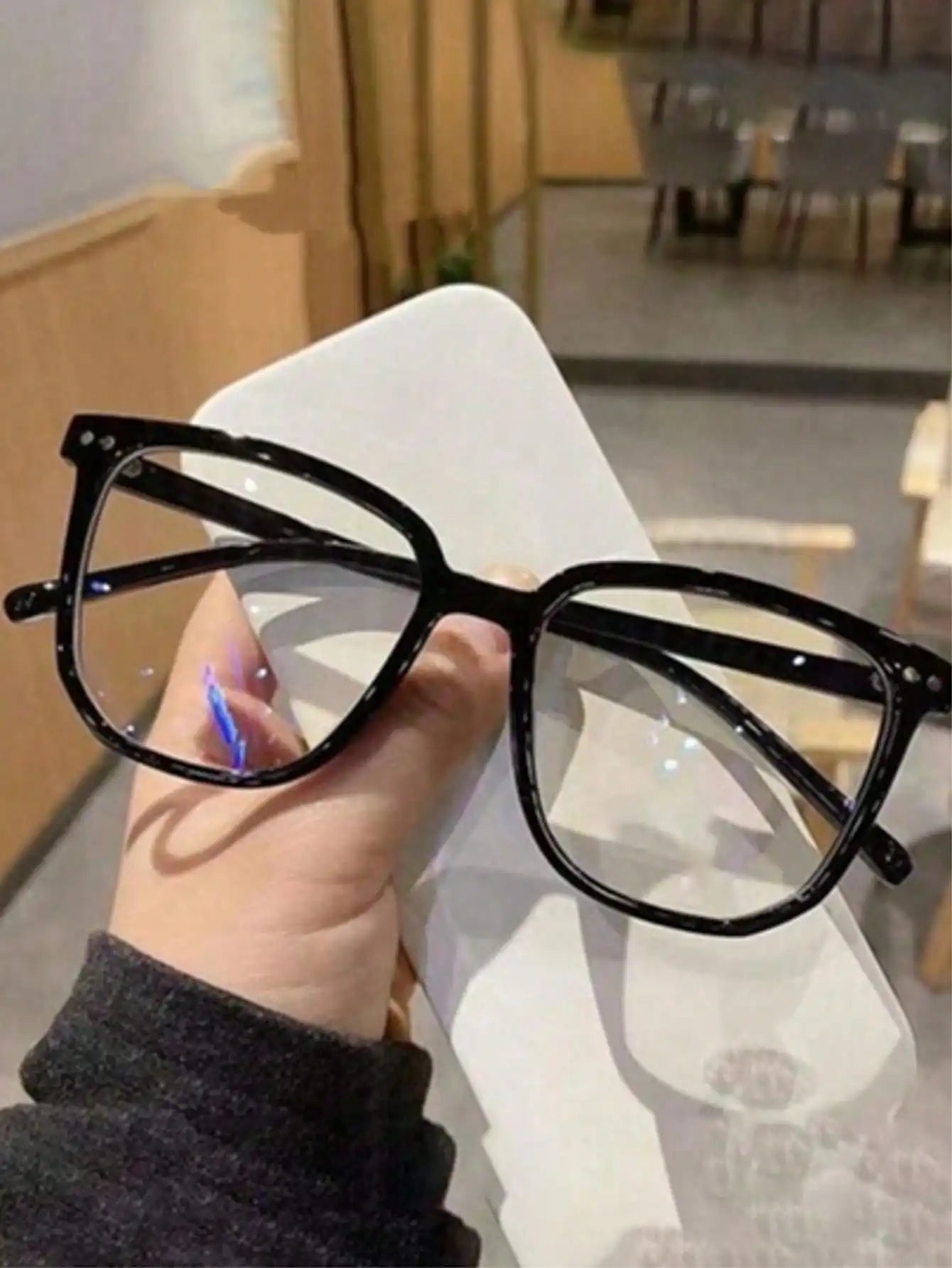 Universal Square Frame Fashion Glasses – Clear Lens Campus Style Eyewear (1/2/3 Pairs)