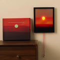 Kinetic Sunset Sunrise Wall Lamp – Moving Ambient Light for Cozy Spaces