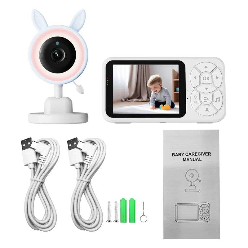 Smart Baby Monitor with 3.5” Display – Safe &; Reliable Baby Monitoring