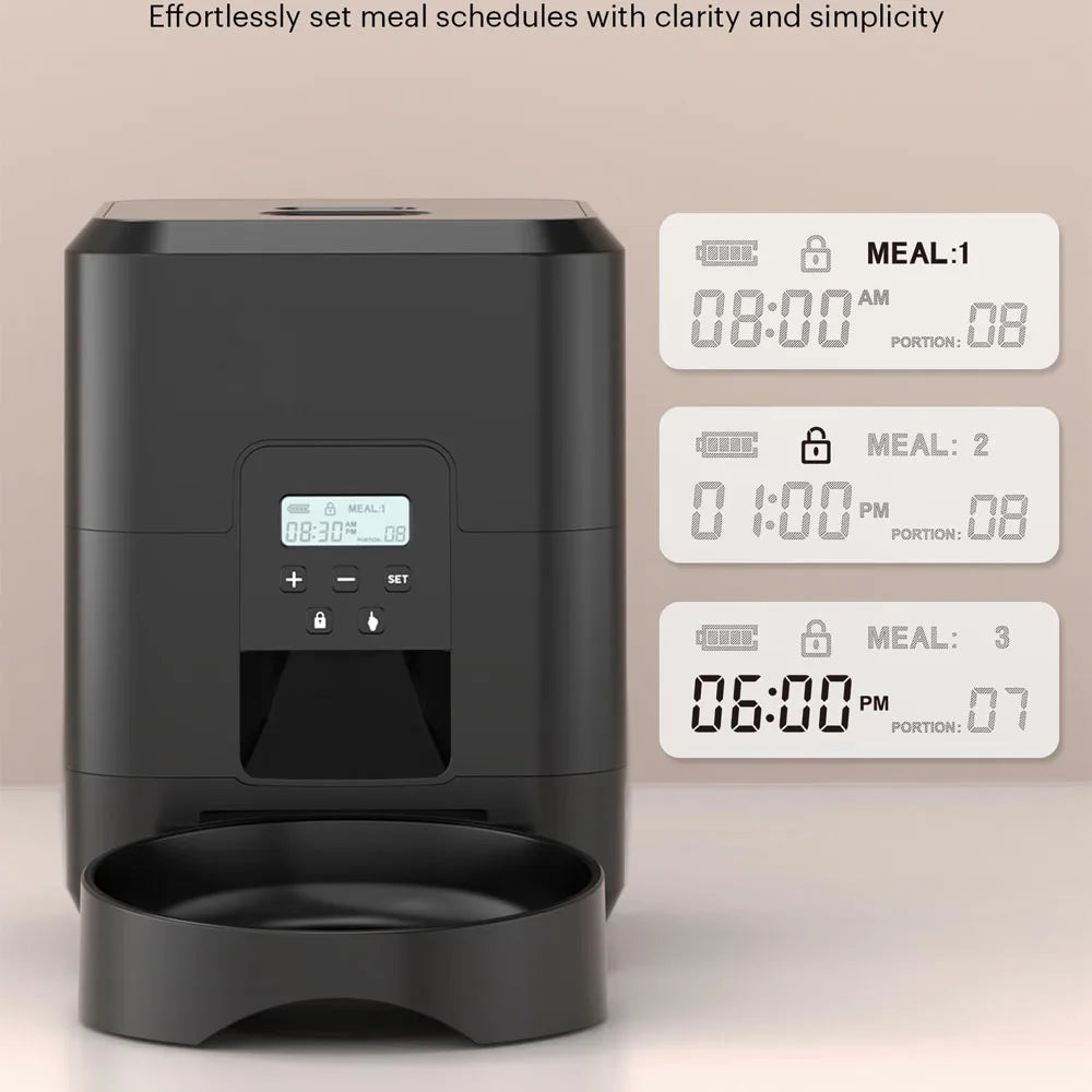 Smart Automatic Pet Feeder – Timed Feeding for Cats & Dogs
