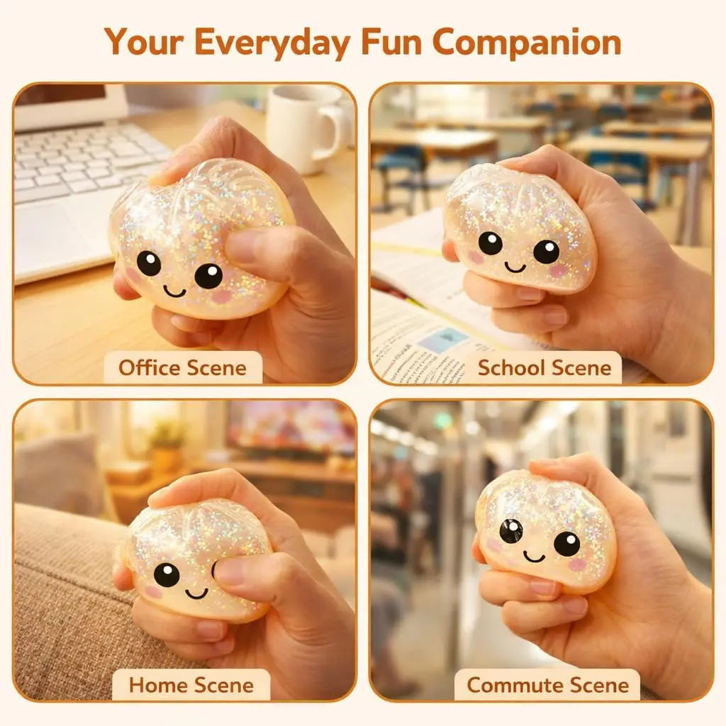 Colorful Dumpling Squishy™ Stress Relief Toy