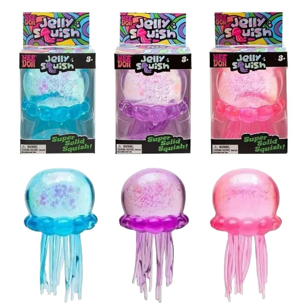 Jellyfish Squish Toy – Soft Water-Filled Sensory Fidget Toy for Stress Relief