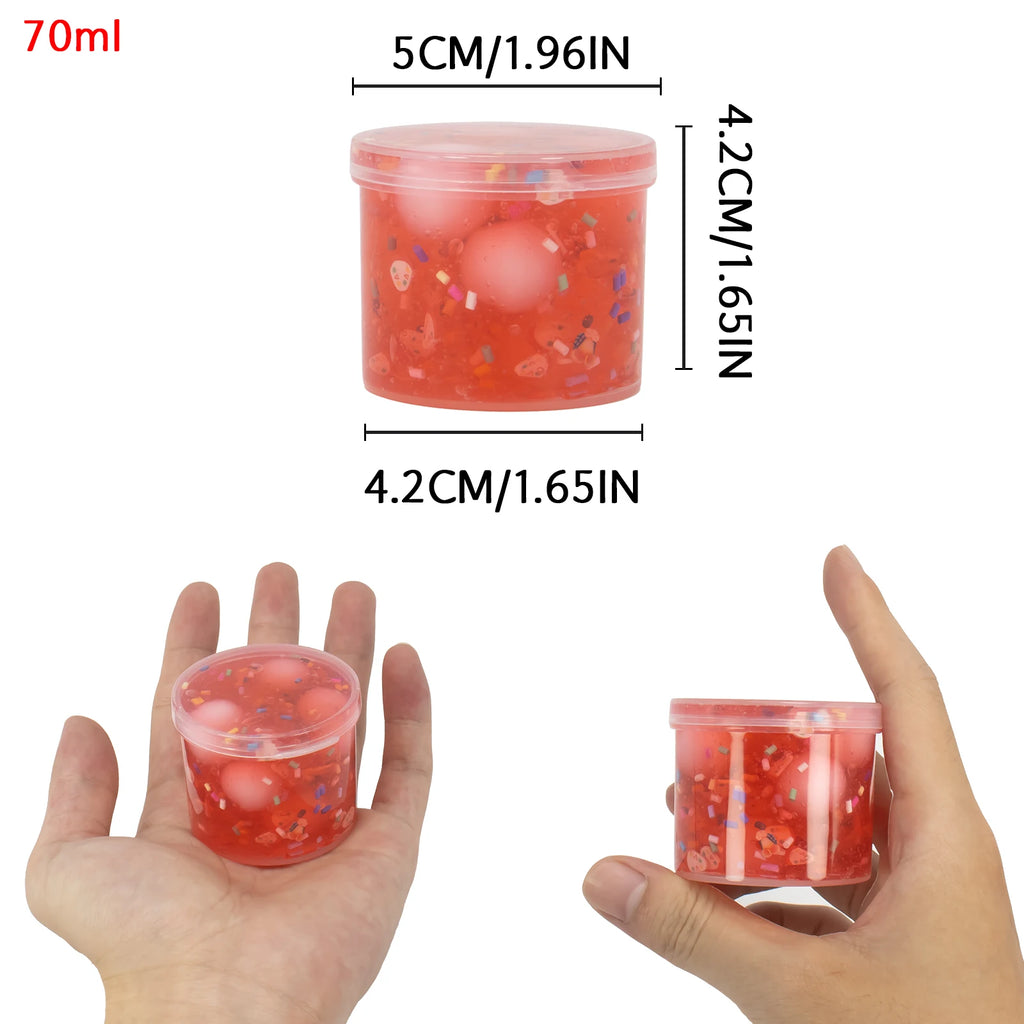 Jelly Cube Crunchy Slime™ – Crystal Clear Sensory Slime