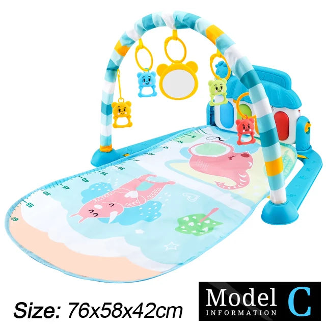 Baby Fitness Play Gym – Musical Kick & Play Activity Mat (0–36 Months)