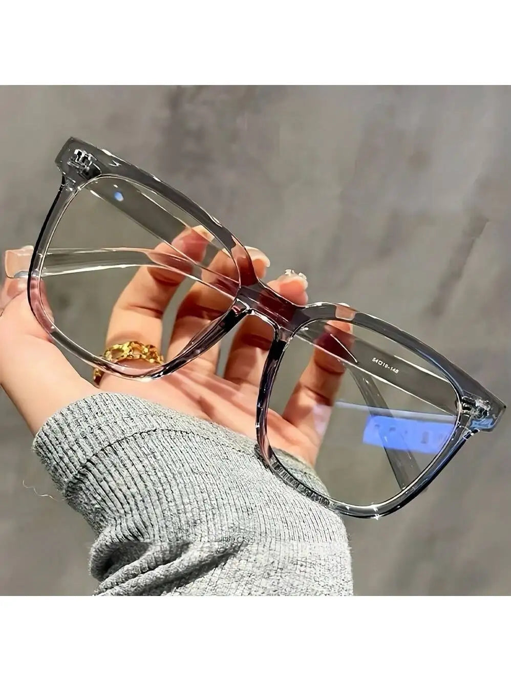 Universal Square Frame Fashion Glasses – Clear Lens Campus Style Eyewear (1/2/3 Pairs)