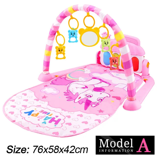 Baby Fitness Play Gym – Musical Kick & Play Activity Mat (0–36 Months)