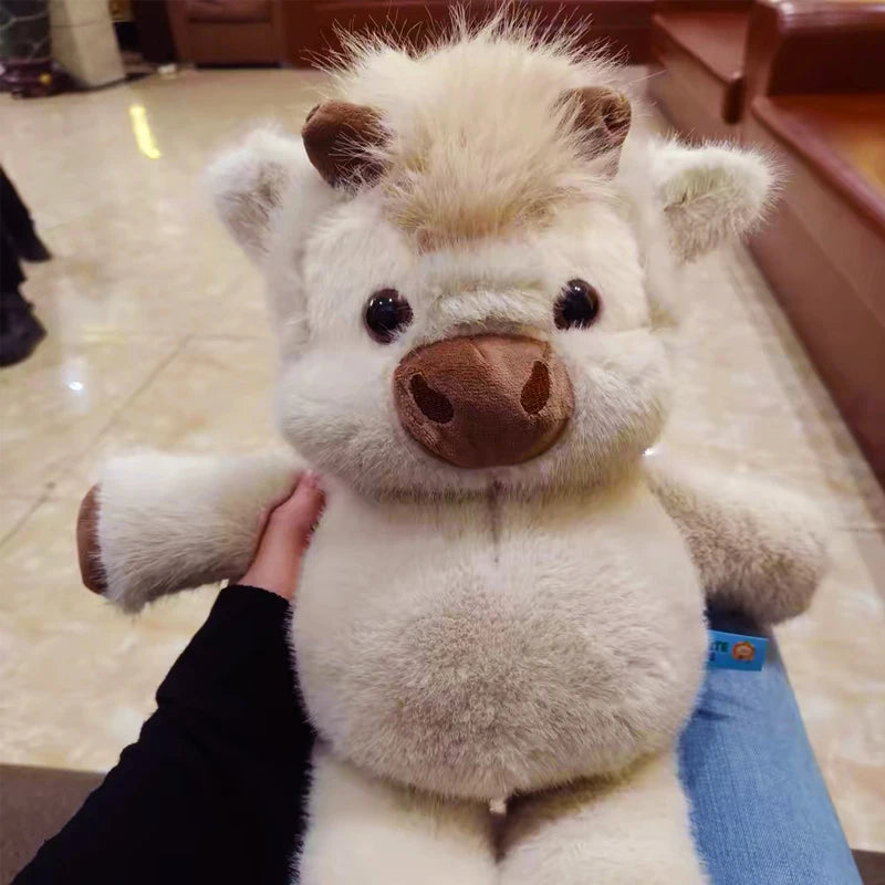 Cute Running Cow Plush Toy (40–45cm) – Soft Interactive Stuffed Animal
