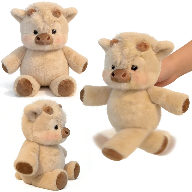 Cute Running Cow Plush Toy (40–45cm) – Soft Interactive Stuffed Animal