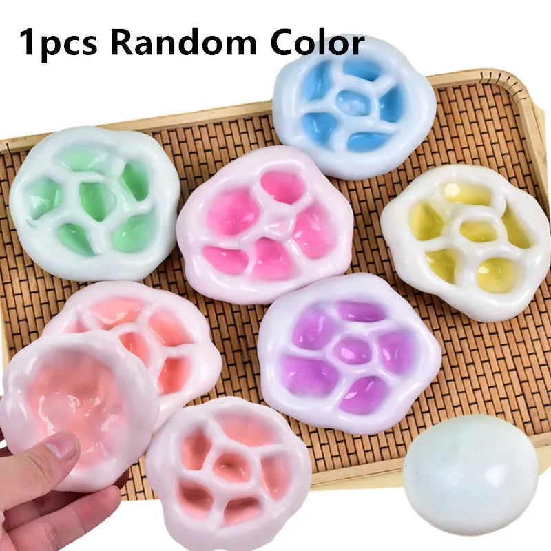Shapeable Vacuum Squishy Grape Stress Ball