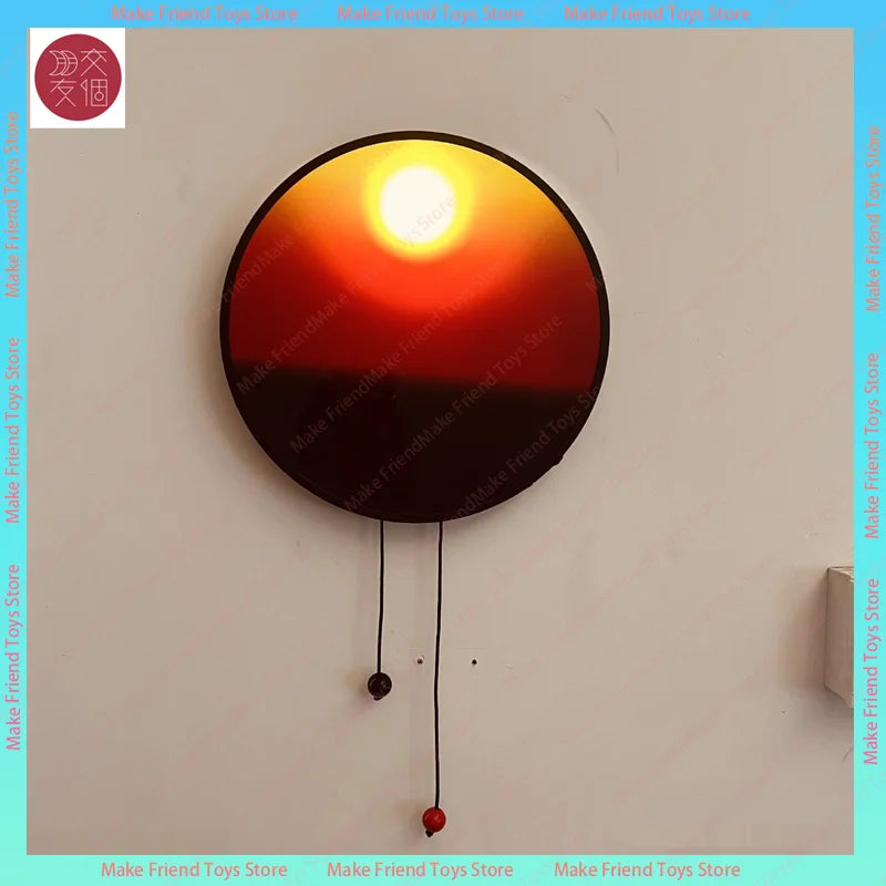Kinetic Sunset Sunrise Wall Lamp – Moving Ambient Light for Cozy Spaces