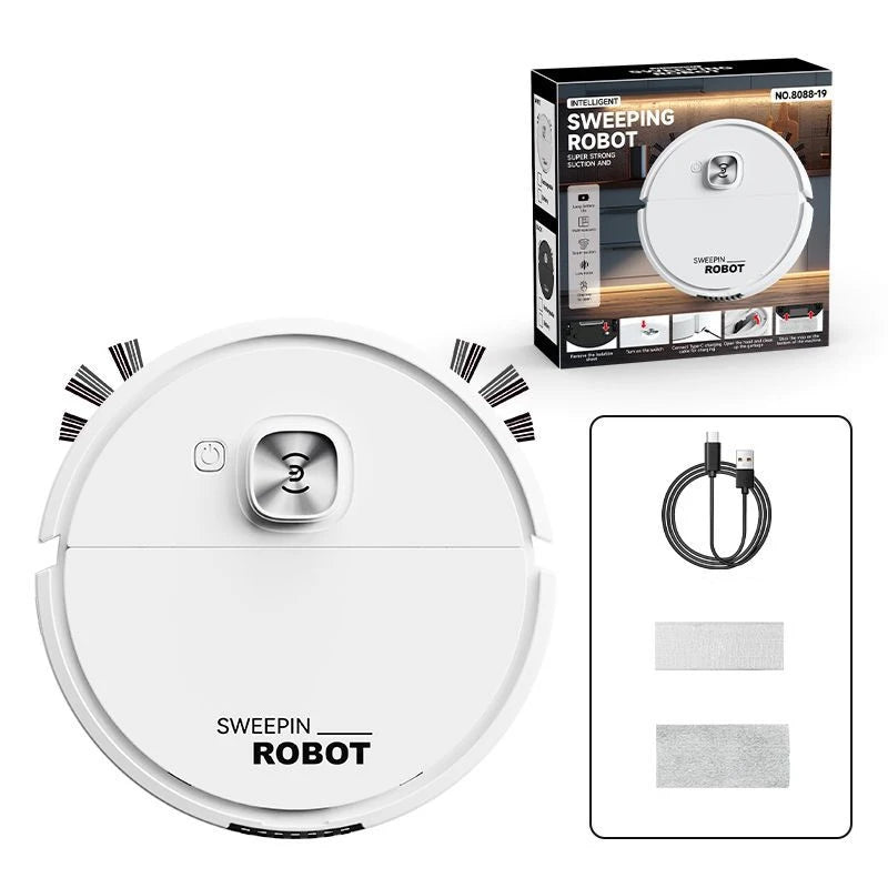 3-in-1 Mini Robot Vacuum Cleaner – Smart Sweeping &; Mopping Cleaner