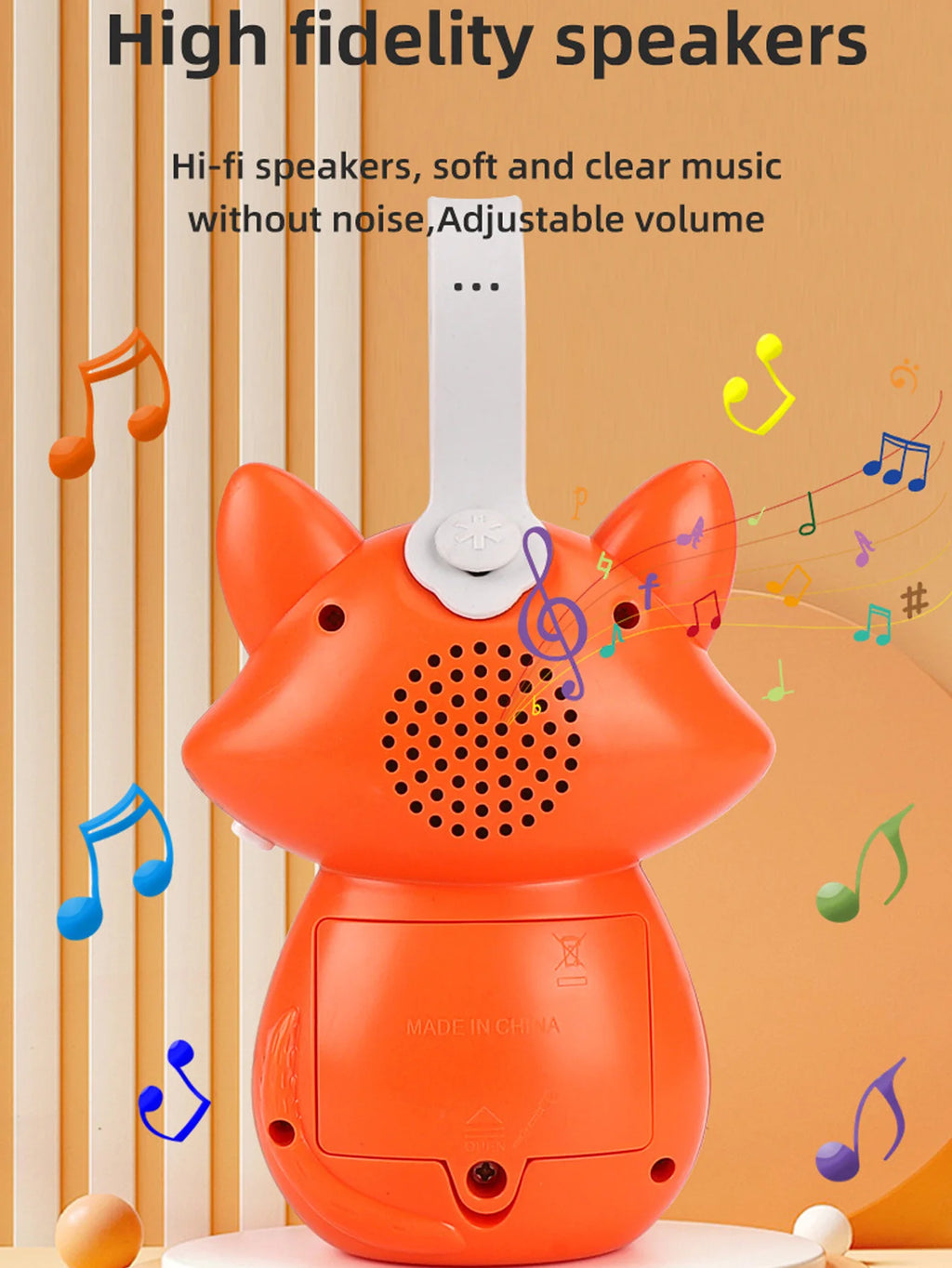 Baby White Noise & Lullaby Sound Machine – Portable Baby Soother