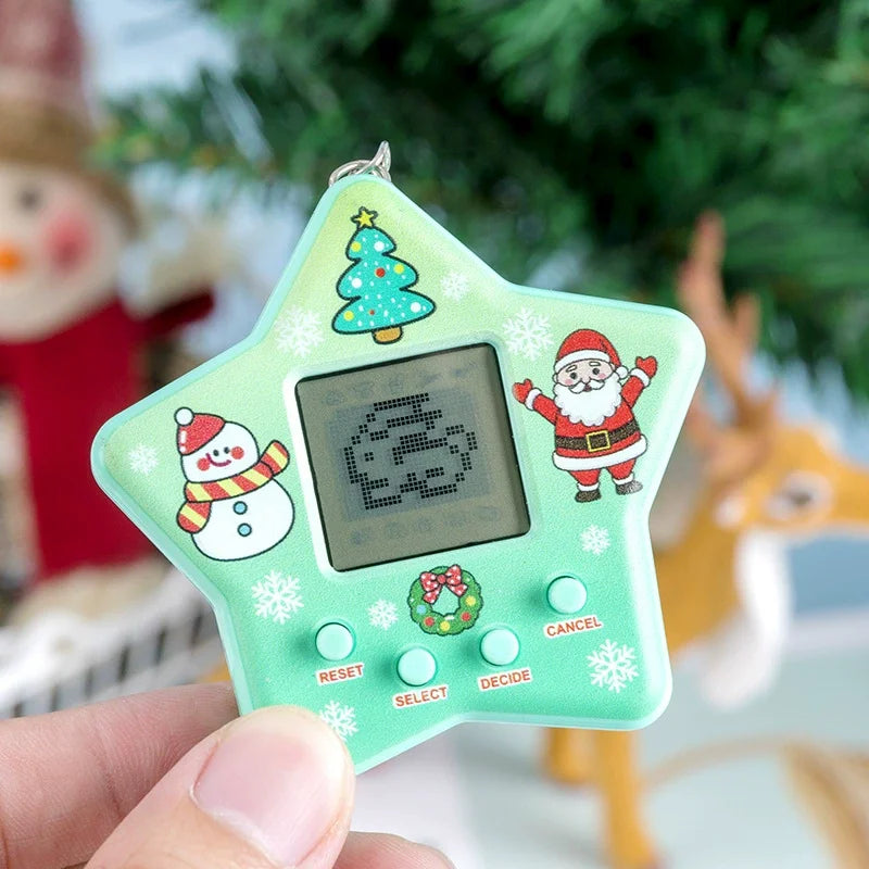 168-in-1 Virtual Electronic Pet Keychain – Nostalgic Retro Pixel Game Toy