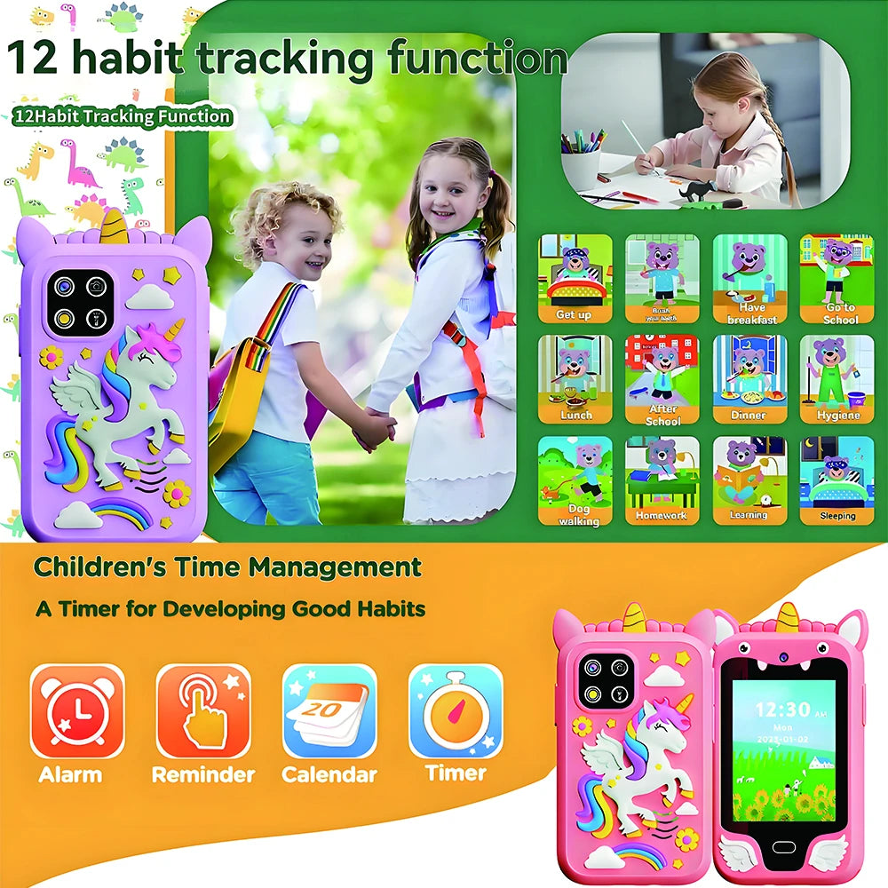 Mini Kids Smart Phone – Educational Toy with Camera, Music &; Learning Games