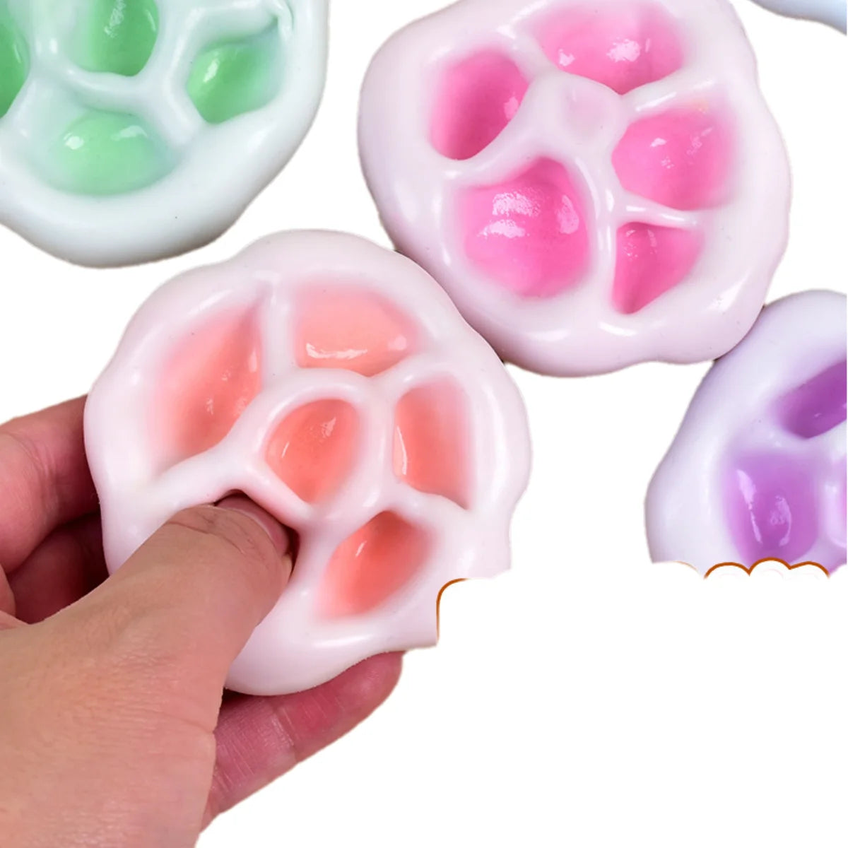 Shapeable Vacuum Squishy Grape Stress Ball
