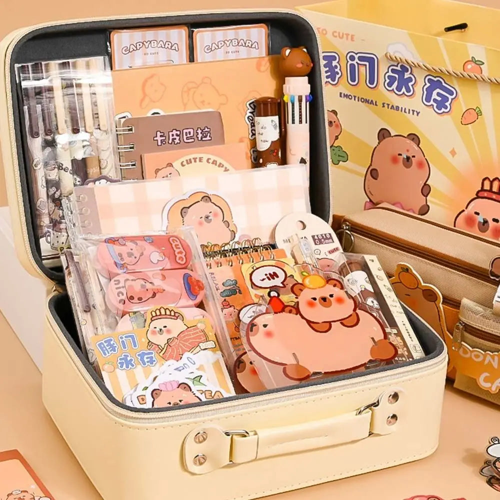 Capybara Stationery Gift Set™ – Complete Back-to-School Kit