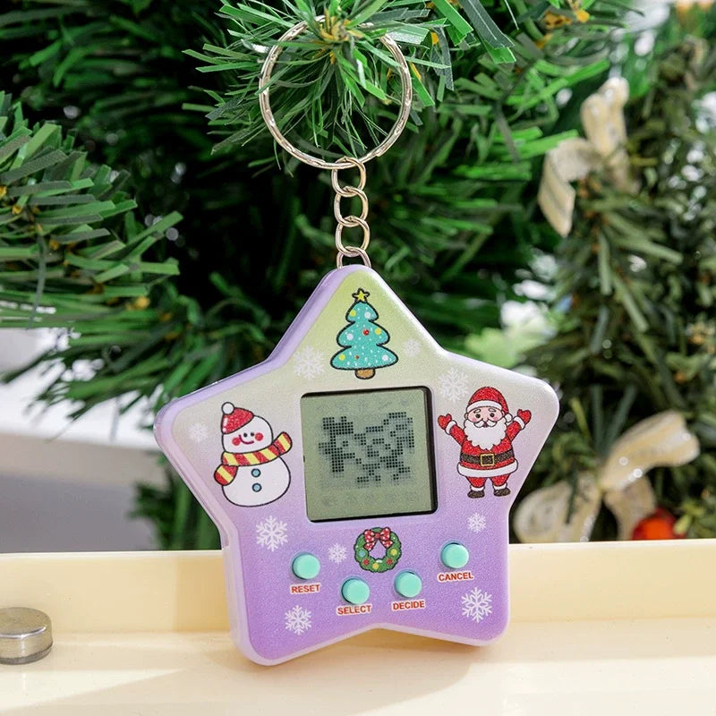 168-in-1 Virtual Electronic Pet Keychain – Nostalgic Retro Pixel Game Toy