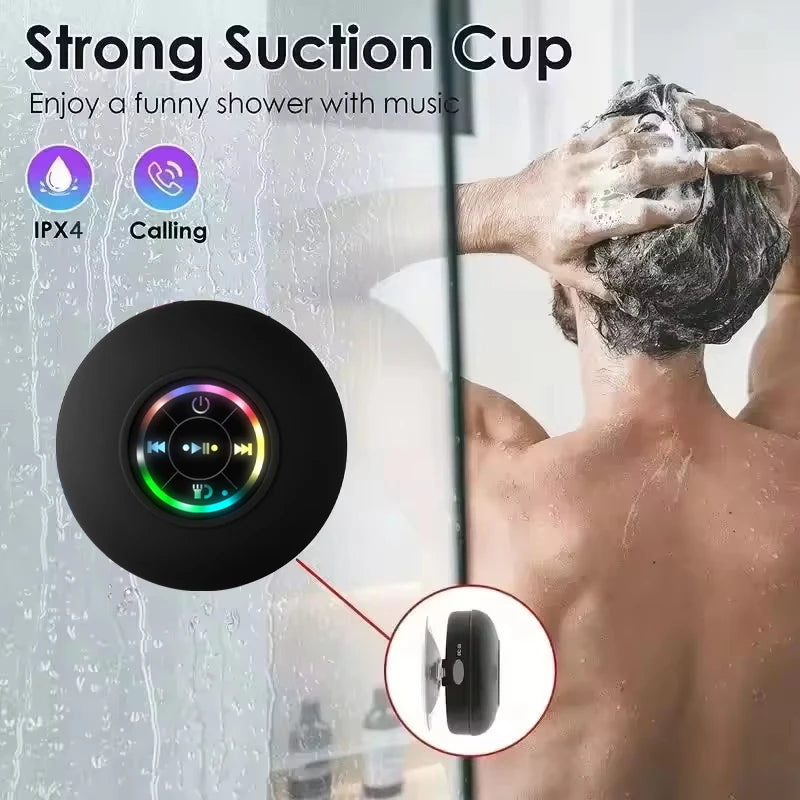 Portable Waterproof Bluetooth Speaker with Suction Cup – Music Anywhere