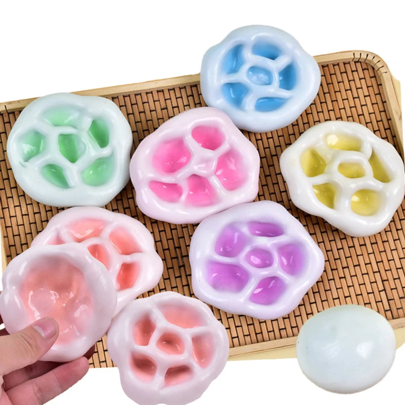 Shapeable Vacuum Squishy Grape Stress Ball
