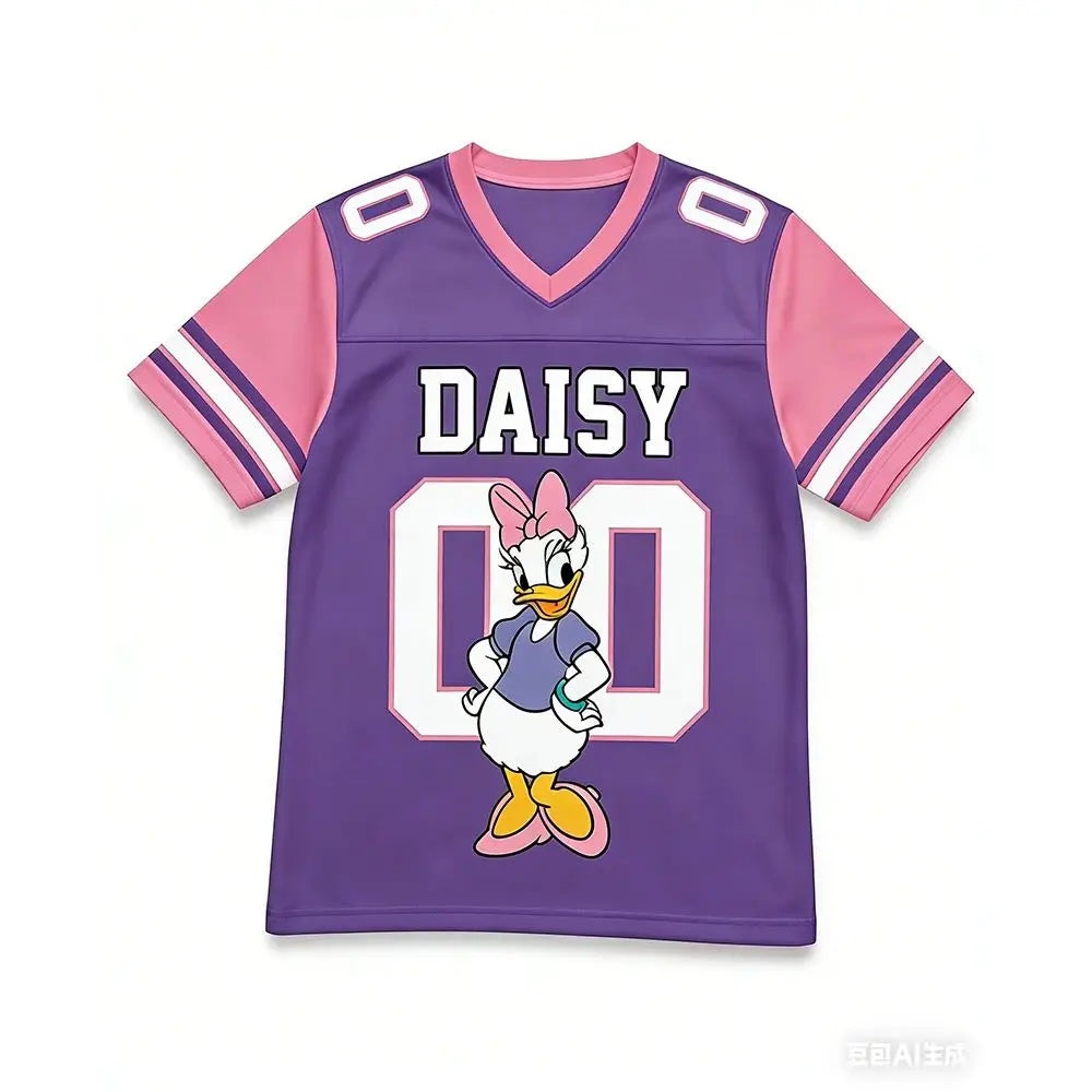 Summer Mickey Cartoon Home T-Shirt – Quick-Dry Breathable Sportswear for Women, Men & Kids