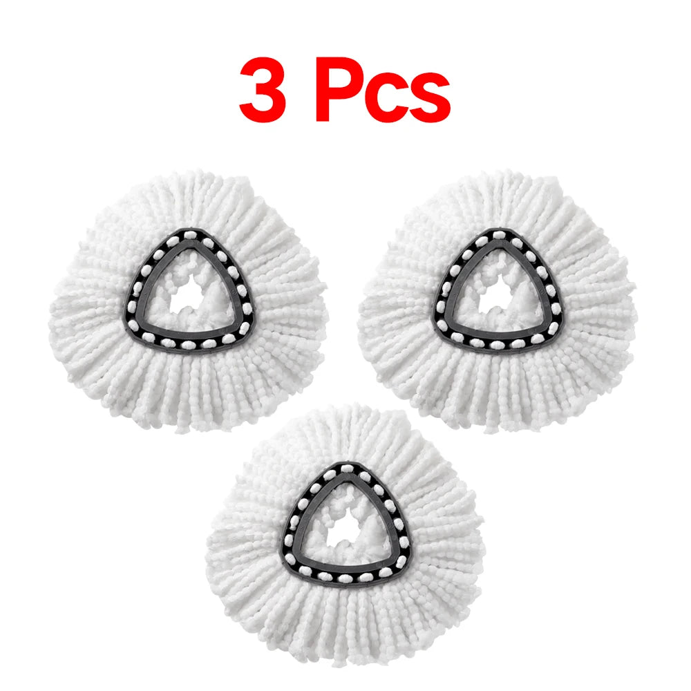 Microfiber Spin Mop Replacement Head – Soft &amp; Absorbent Mop Refill