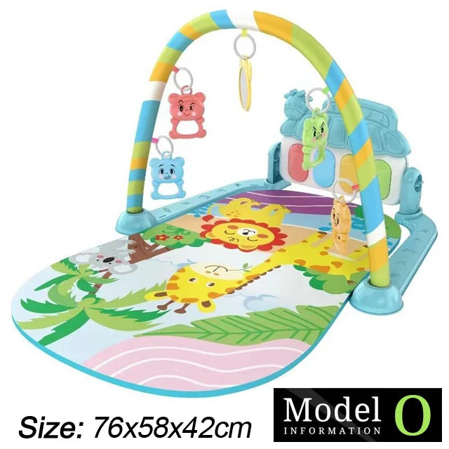 Baby Fitness Play Gym – Musical Kick & Play Activity Mat (0–36 Months)