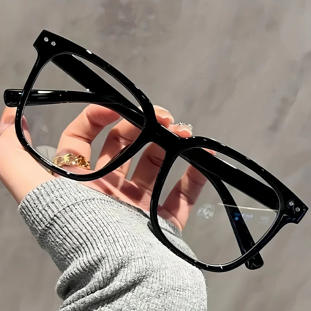 Universal Square Frame Fashion Glasses – Clear Lens Campus Style Eyewear (1/2/3 Pairs)
