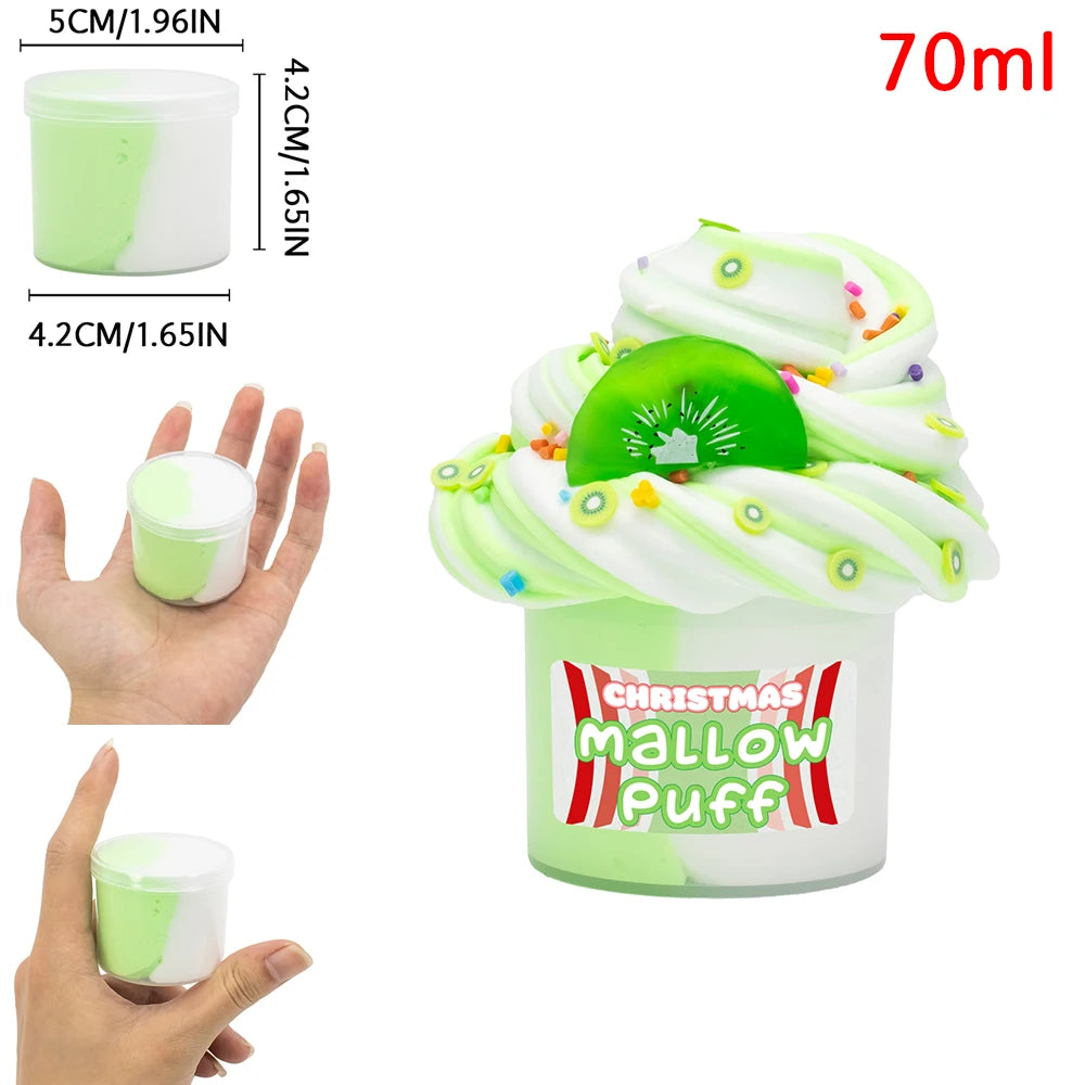 4Pcs Bicolor Butter Slime Kit™ – Scented DIY Sensory Putty