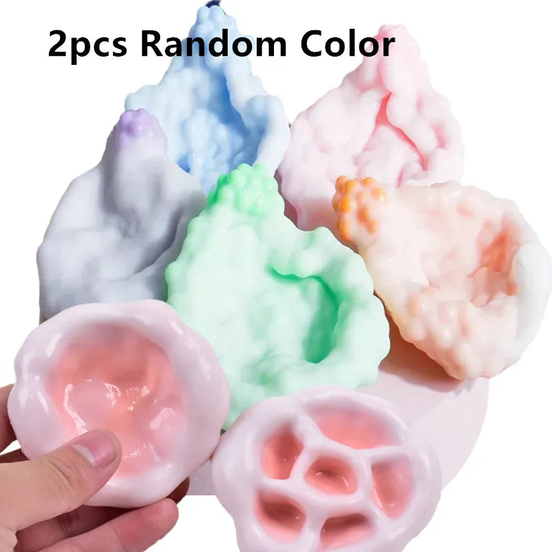 Shapeable Vacuum Squishy Grape Stress Ball