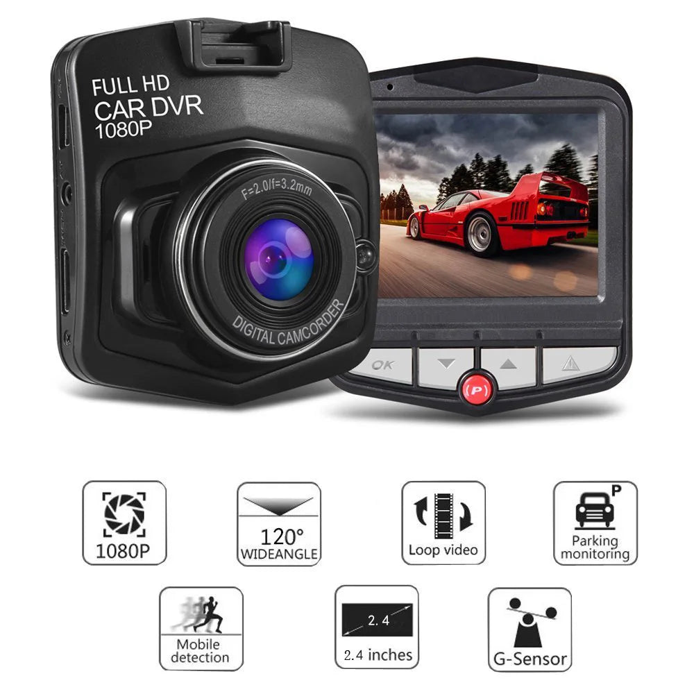 1080P Mini Dash Cam – Reliable Driving Protection &amp; Night Vision Recording