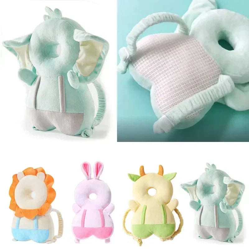 Toddler Baby Head Protector Safety Pad Cushion – Anti-Fall Cartoon Backpack Pillow (1-3 Years)
