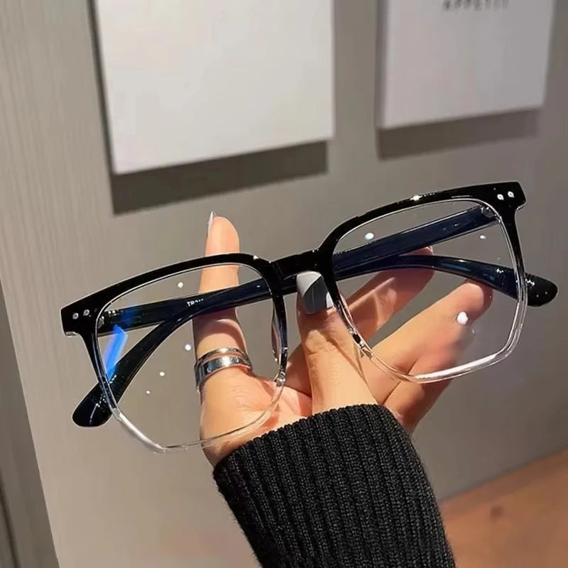 Universal Square Frame Fashion Glasses – Clear Lens Campus Style Eyewear (1/2/3 Pairs)