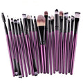 20-Piece Professional Makeup Brush Set – Soft Full Face Beauty Brush Collection