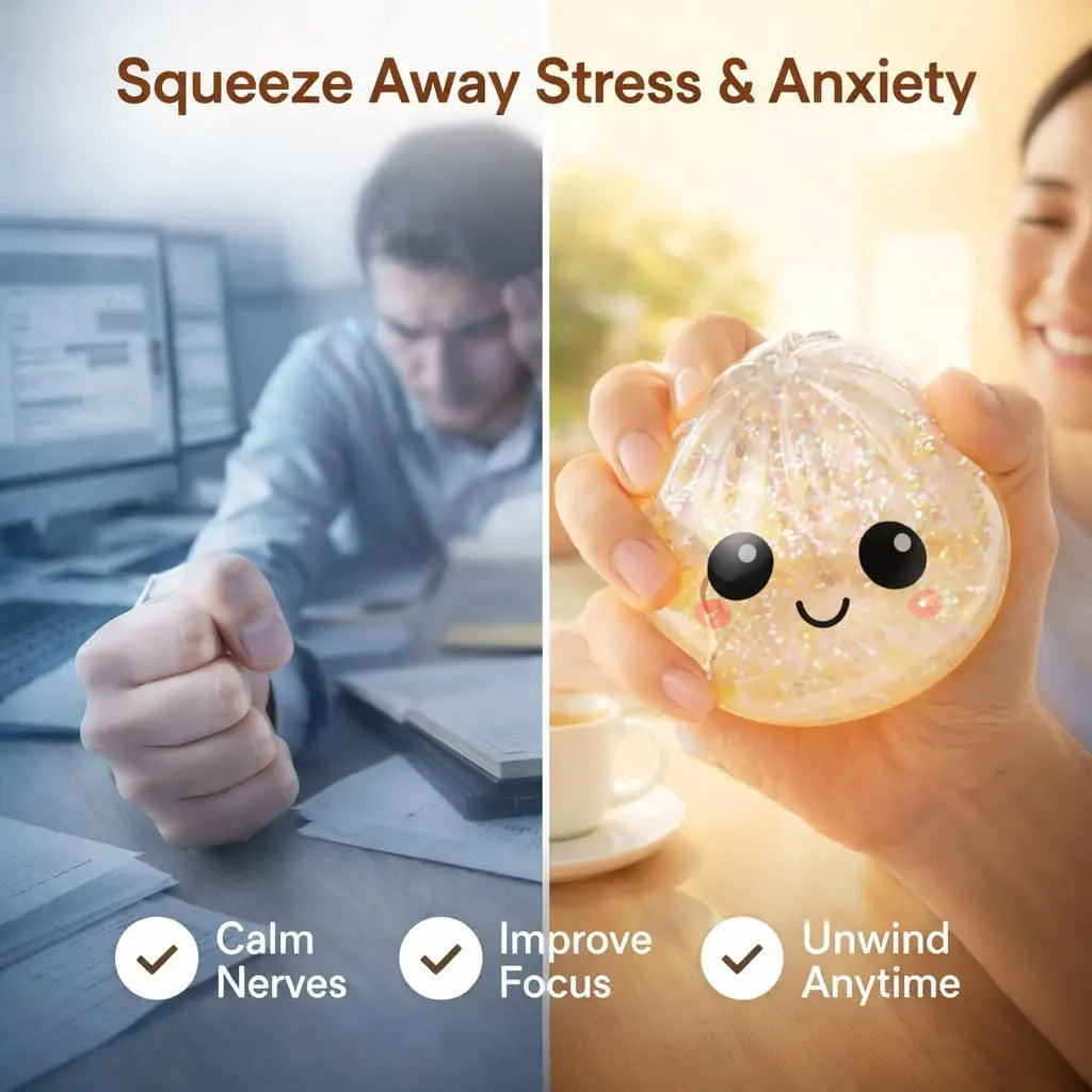 Colorful Dumpling Squishy™ Stress Relief Toy