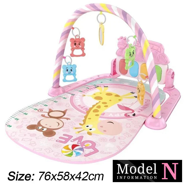 Baby Fitness Play Gym – Musical Kick & Play Activity Mat (0–36 Months)