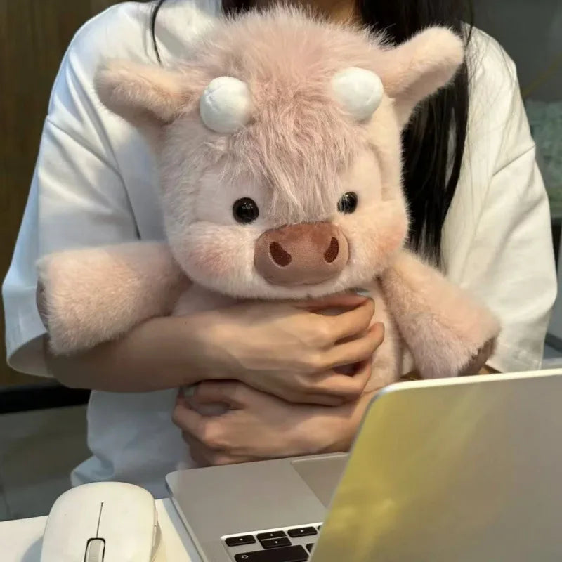 Cute Running Cow Plush Toy (40–45cm) – Soft Interactive Stuffed Animal