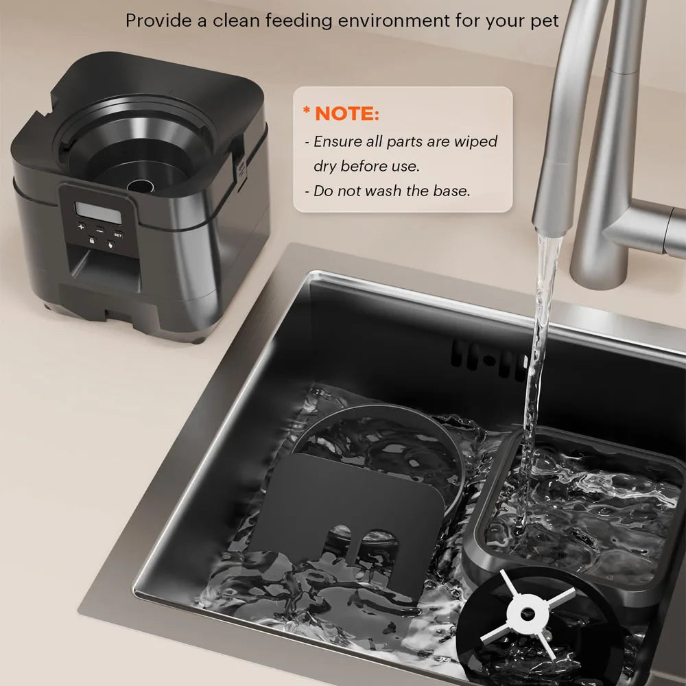 Smart Automatic Pet Feeder – Timed Feeding for Cats & Dogs