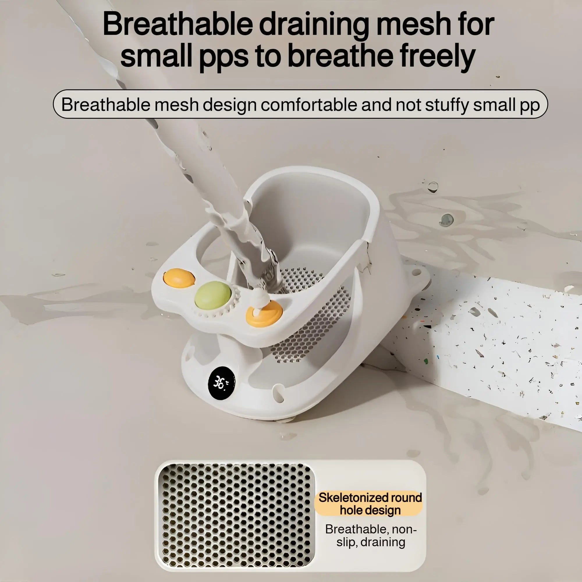 Baby Bath Seat with Suction Base – Safe & Comfortable Infant Bath Support