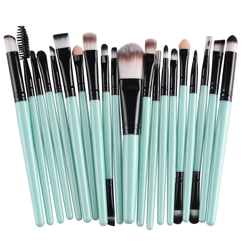20-Piece Professional Makeup Brush Set – Soft Full Face Beauty Brush Collection